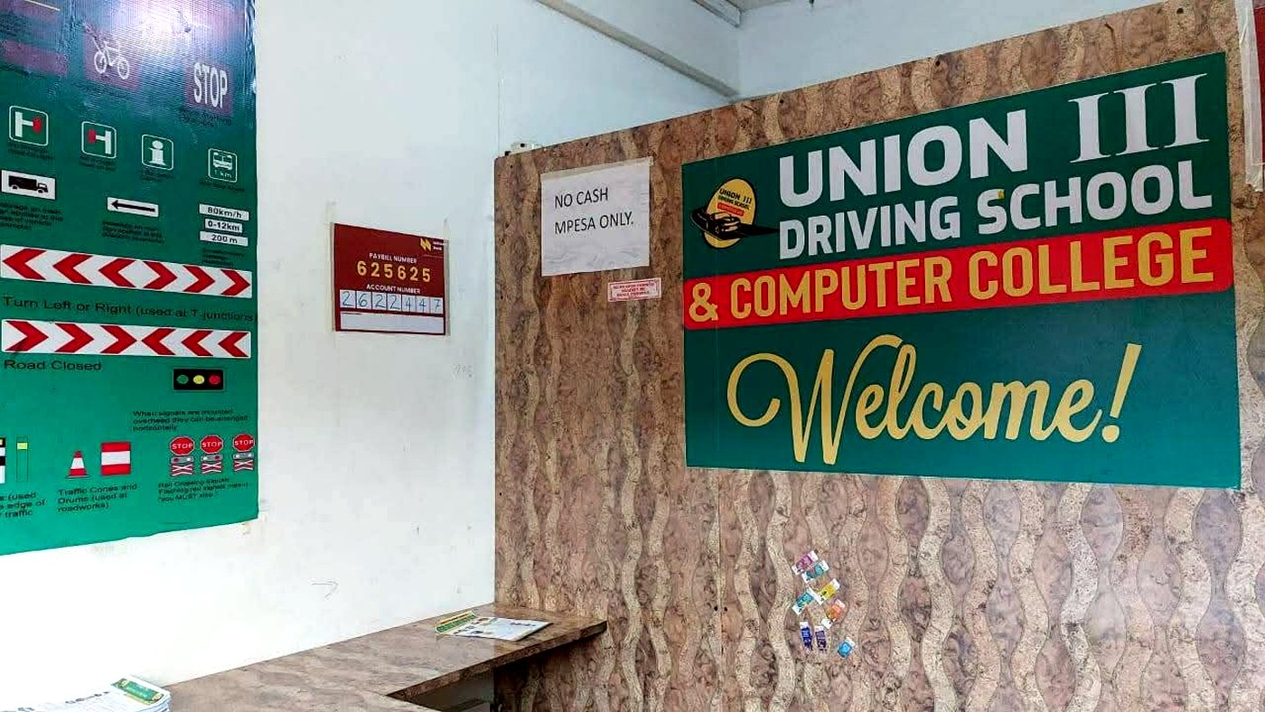 Union III welcome and M-Pesa payment wall